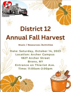 District fall festival flyer